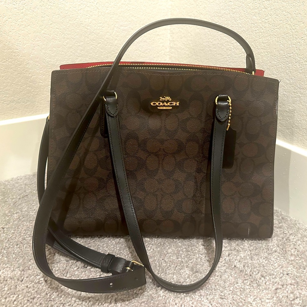 Coach Signature Compartment bag